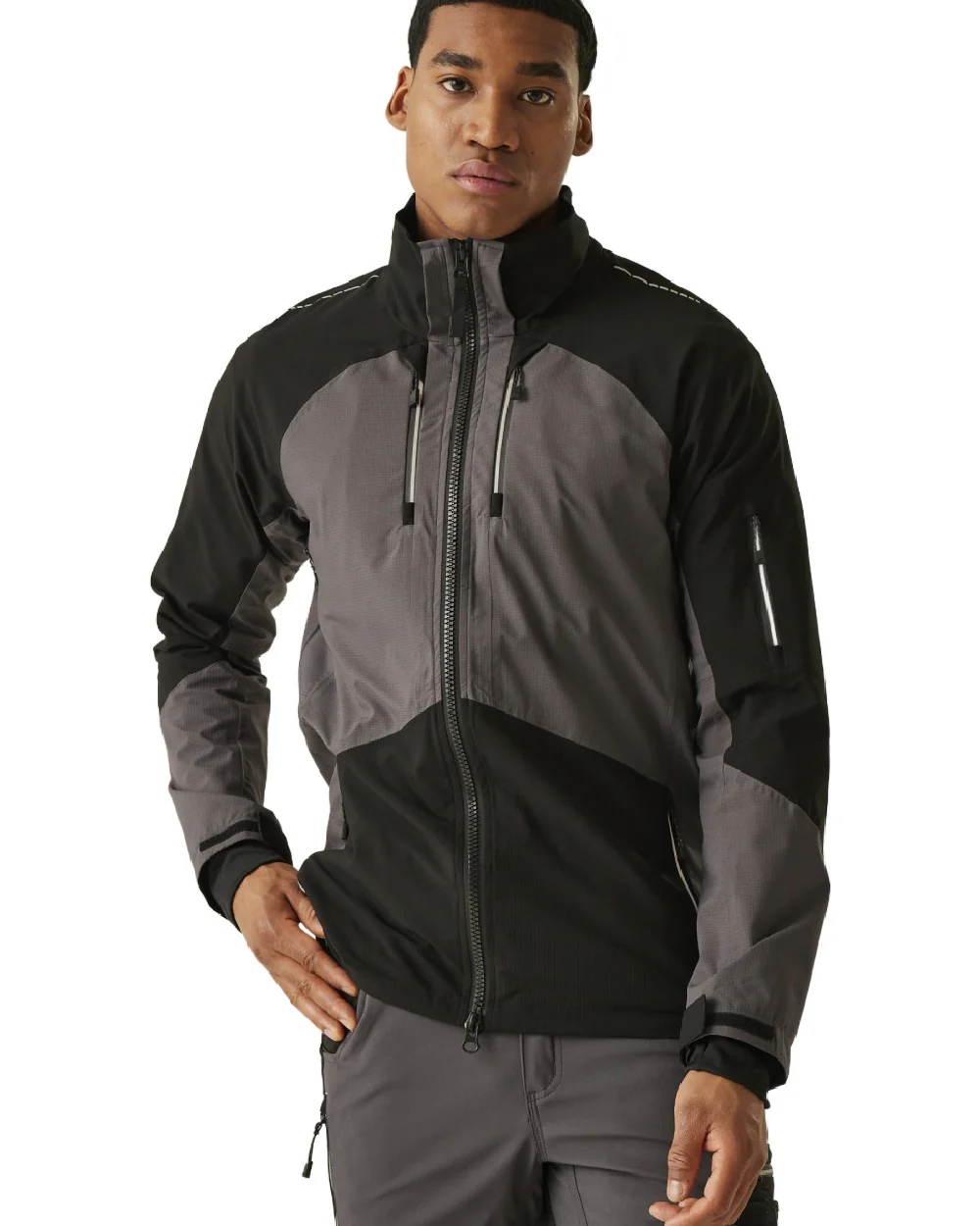 Regatta Professional Mens 4Tex Stretch Waterproof Shell Jacket - Image 2