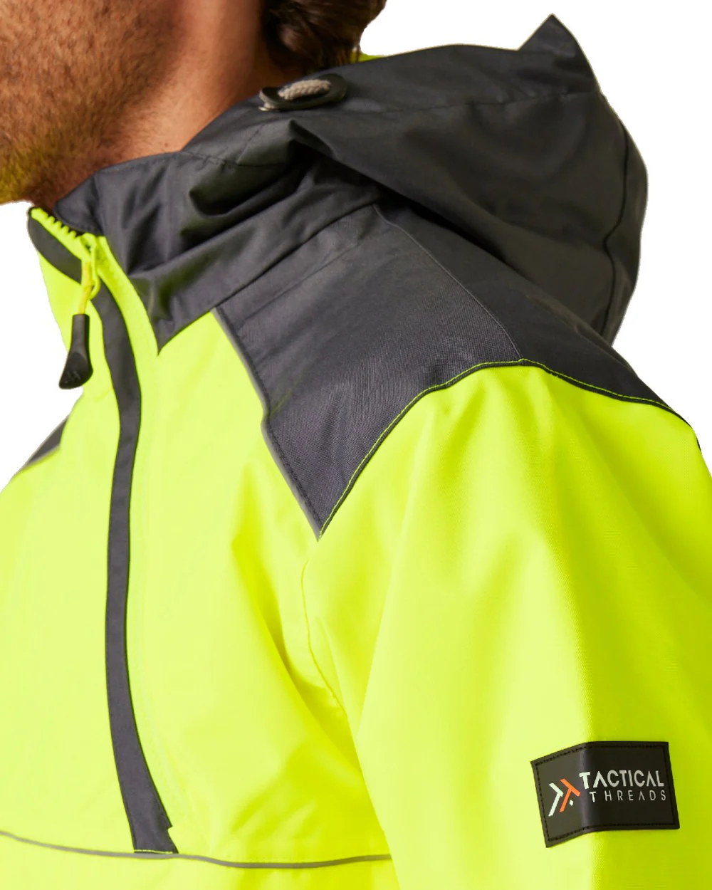 Regatta Professional Mens Hi-Vis Waterproof Reflective Overhead Bomber Jacket - Image 17