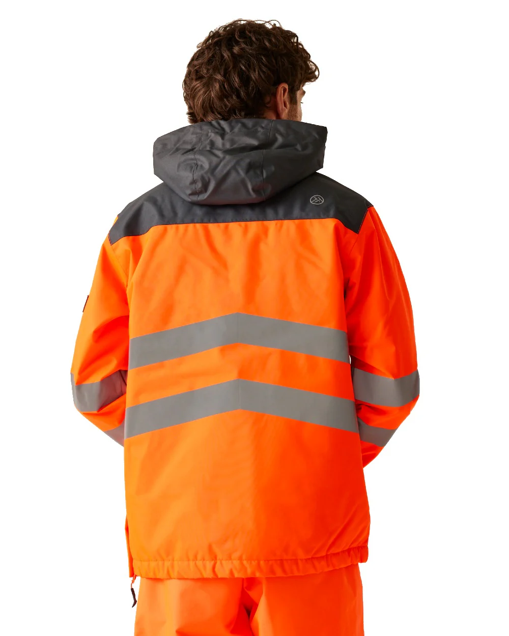 Regatta Professional Mens Hi-Vis Waterproof Reflective Overhead Bomber Jacket - Image 9