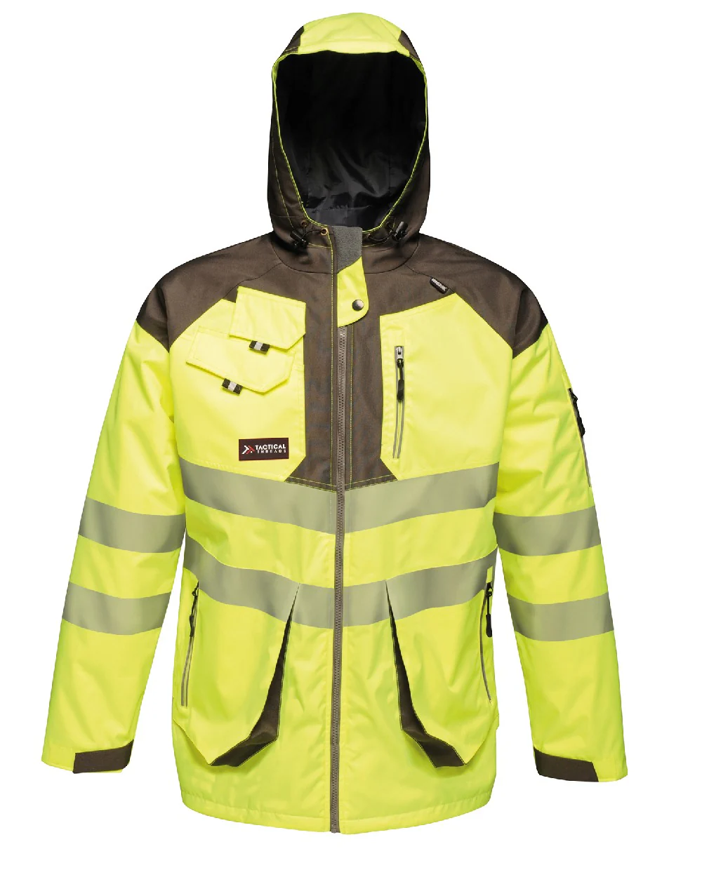 Regatta Professional Mens Hi-Vis Waterproof Reflective Parka Jacket - Image 11