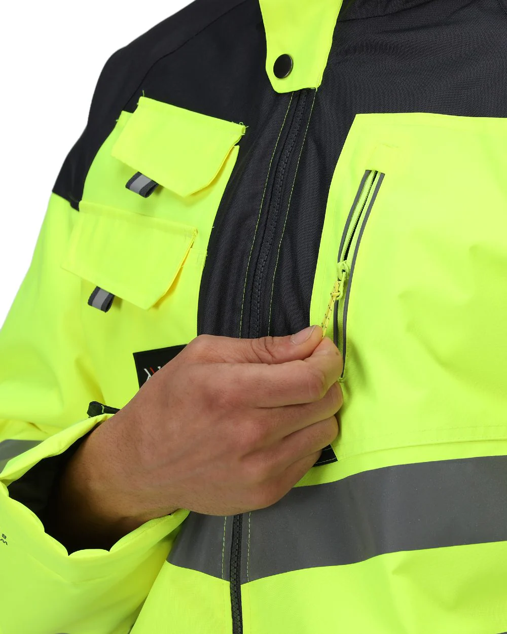 Regatta Professional Mens Hi-Vis Waterproof Reflective Parka Jacket - Image 15
