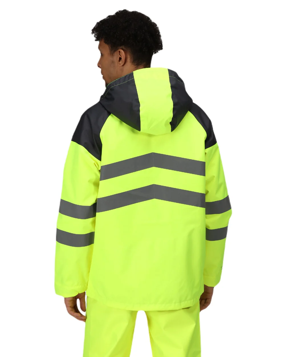 Regatta Professional Mens Hi-Vis Waterproof Reflective Parka Jacket - Image 17