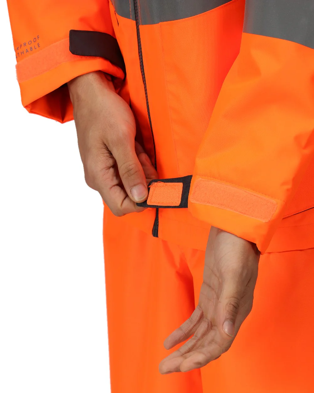 Regatta Professional Mens Hi-Vis Waterproof Reflective Parka Jacket - Image 8