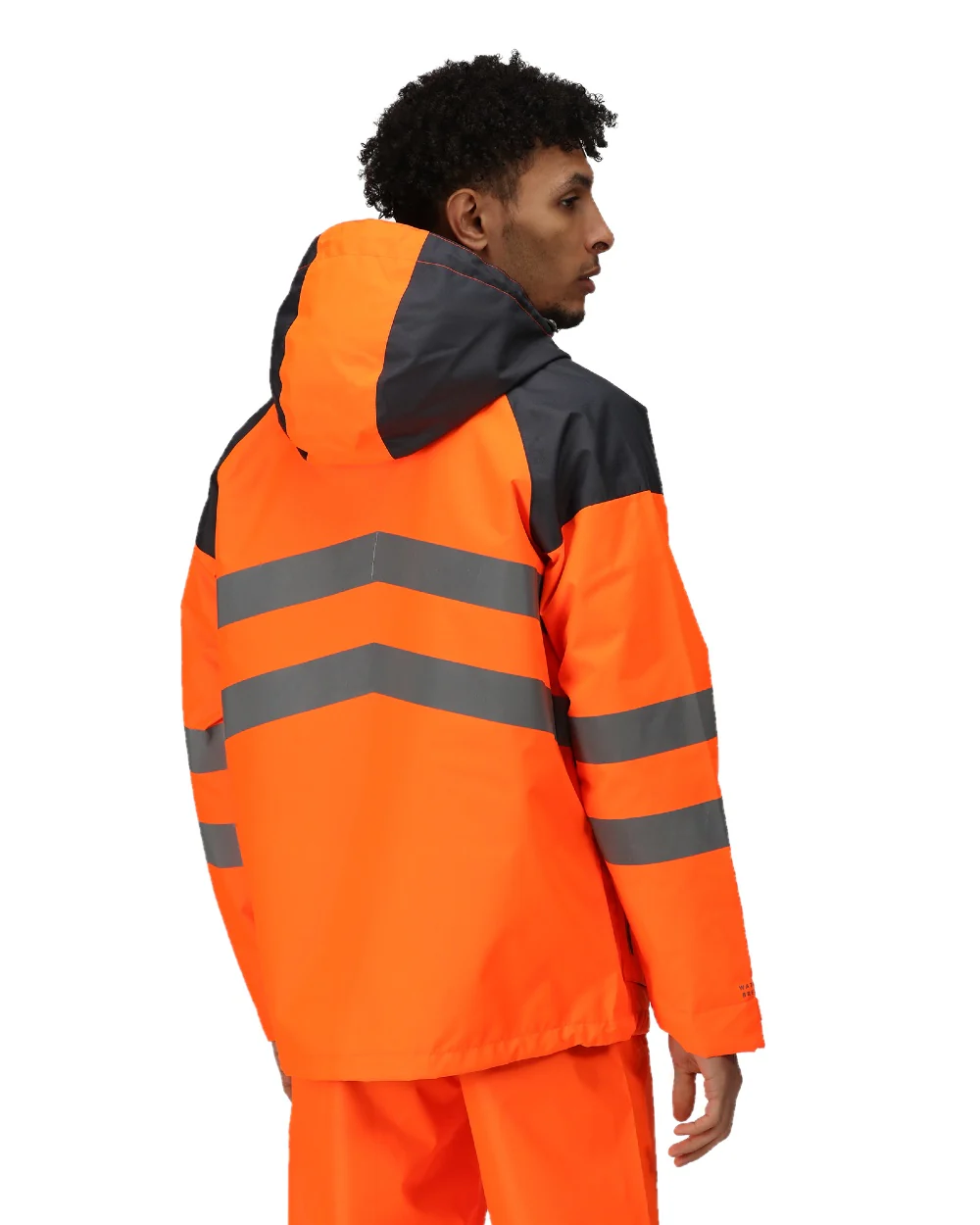 Regatta Professional Mens Hi-Vis Waterproof Reflective Parka Jacket - Image 9