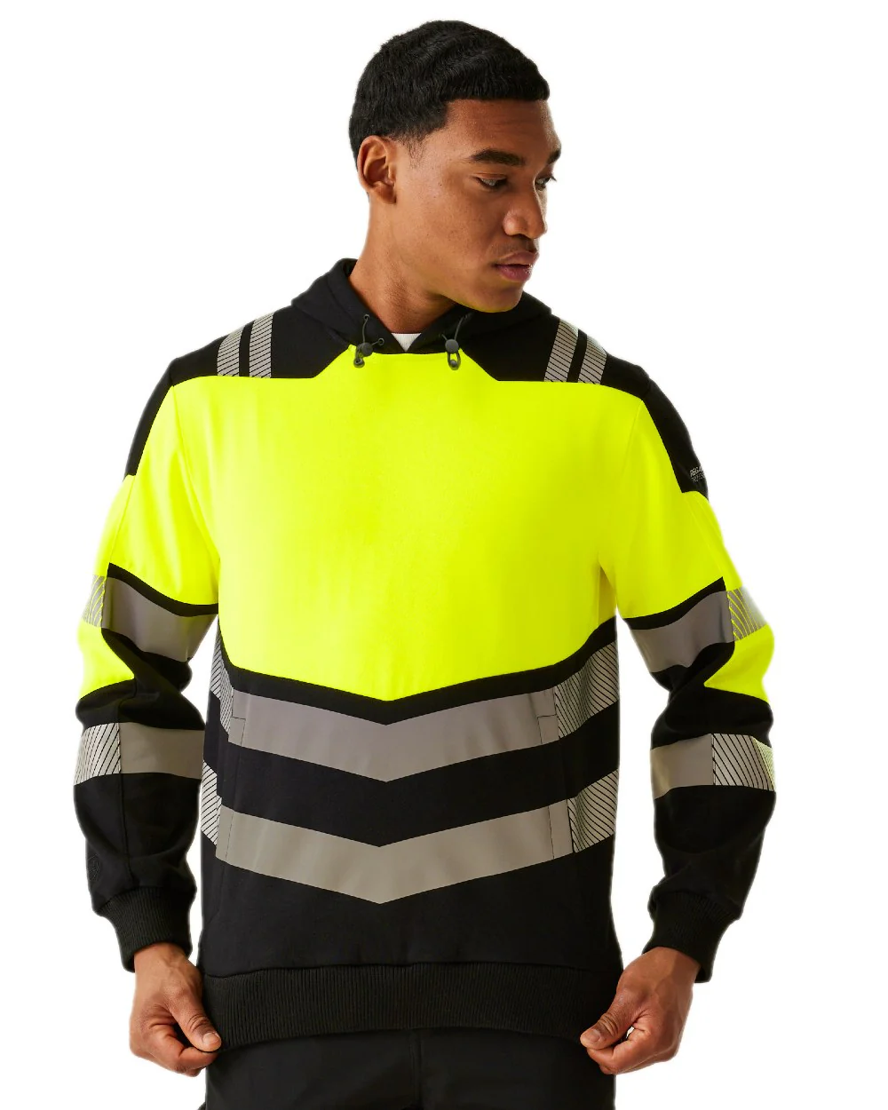 Regatta Professional Mens Hi-Vis X-Pro Hoodie Class 2 - Image 3