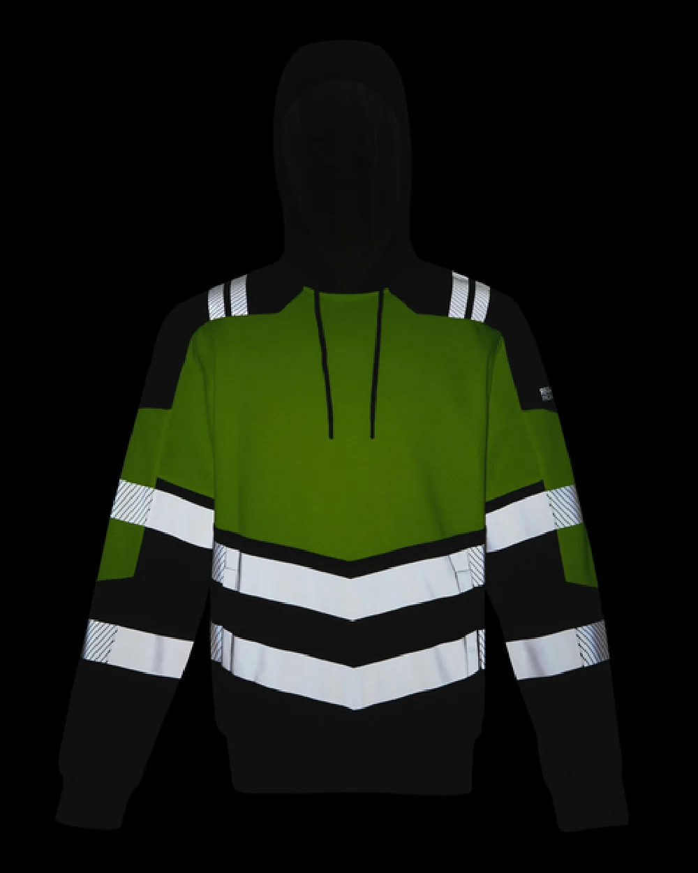 Regatta Professional Mens Hi-Vis X-Pro Hoodie Class 2 - Image 5