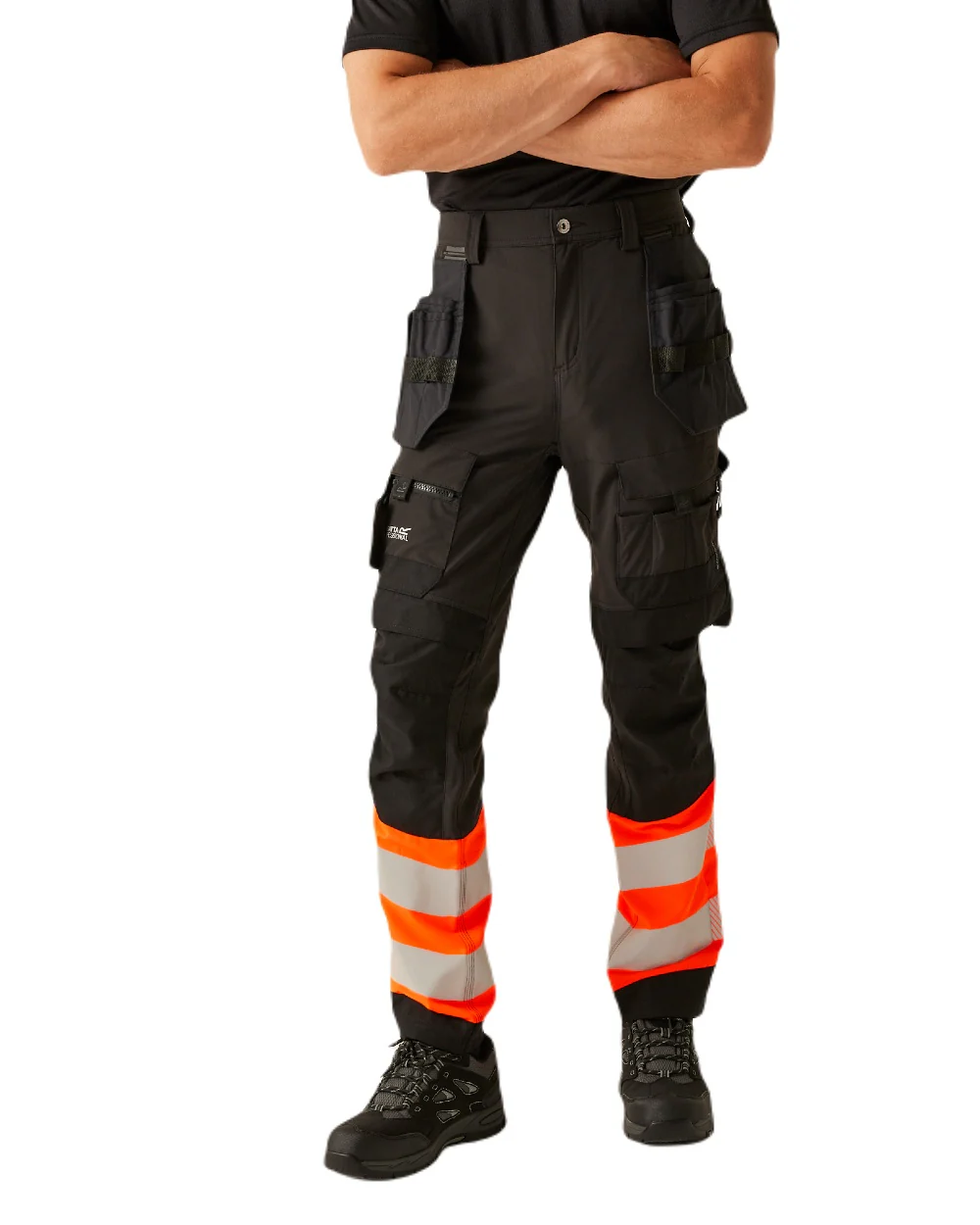 Regatta Professional Mens Hi-Vis X-Pro Stretch Holster Trousers Class 1 - Image 14