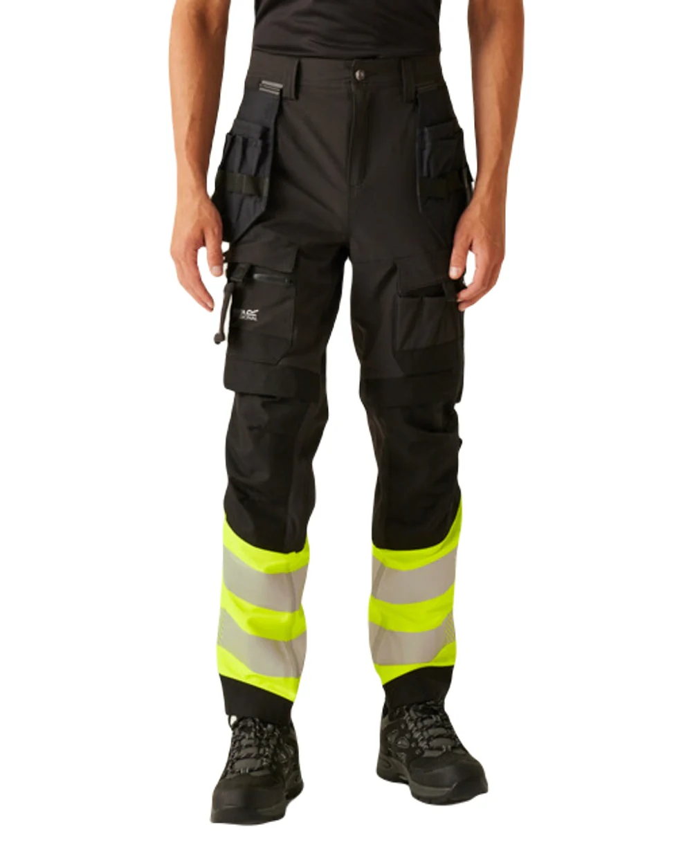 Regatta Professional Mens Hi-Vis X-Pro Stretch Holster Trousers Class 1 - Image 3