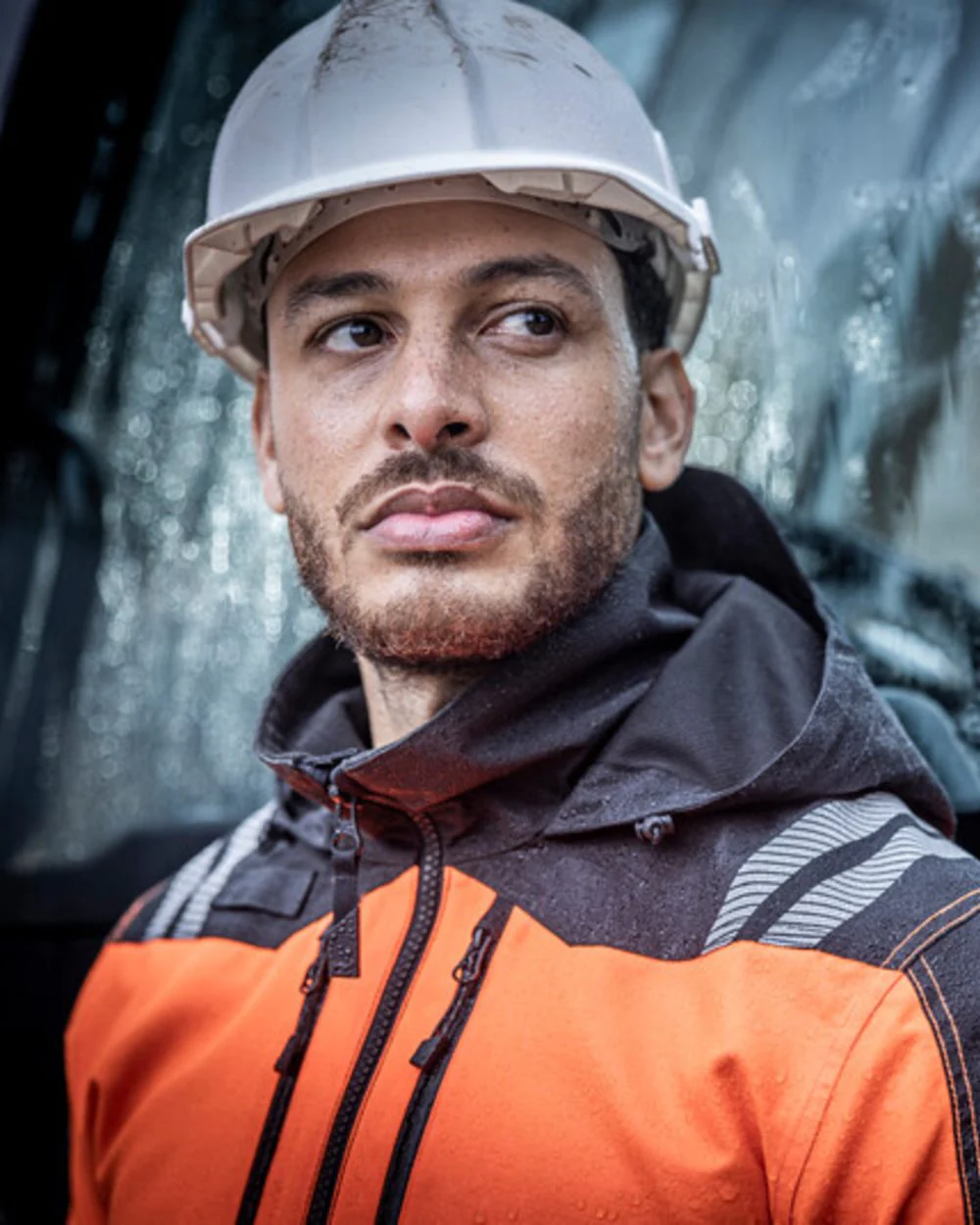 Regatta Professional Mens Hi-Vis X-Pro Waterproof Shell Jacket Class 2 - Image 22