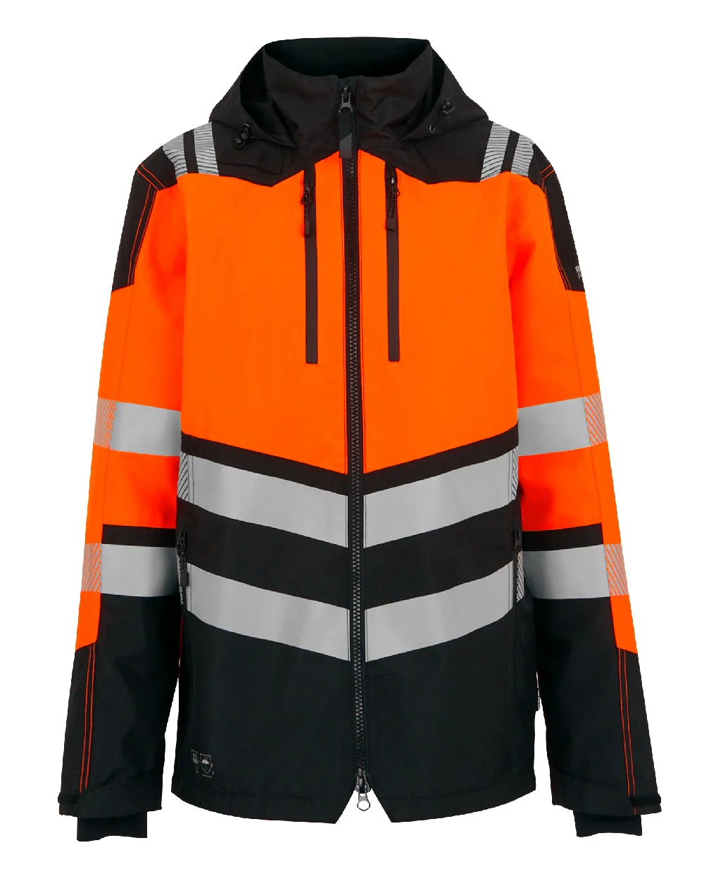 Regatta Professional Mens Hi-Vis X-Pro Waterproof Shell Jacket Class 2 - Image 9
