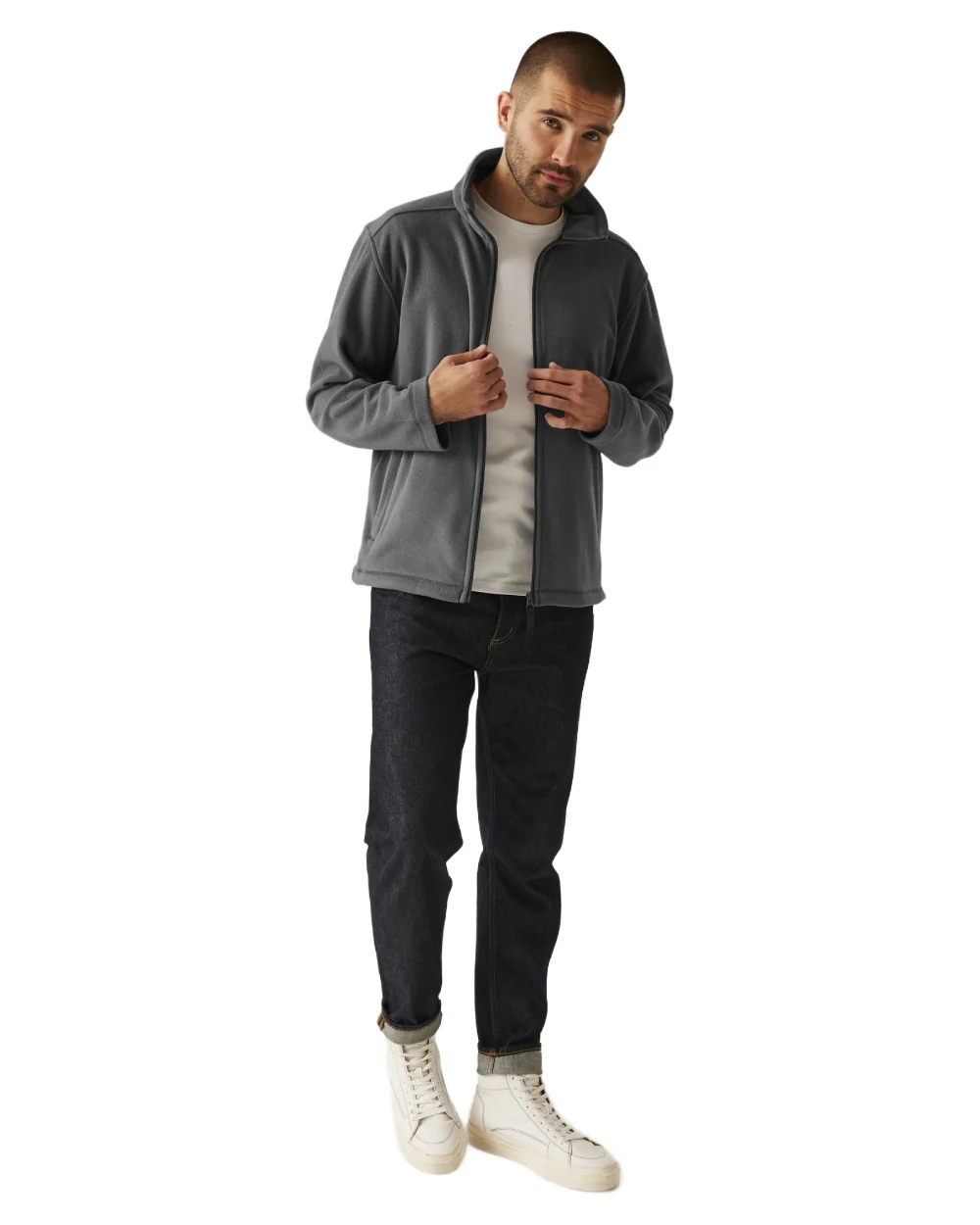Regatta Professional Mens Micro Lightweight Full Zip Fleece - Image 3