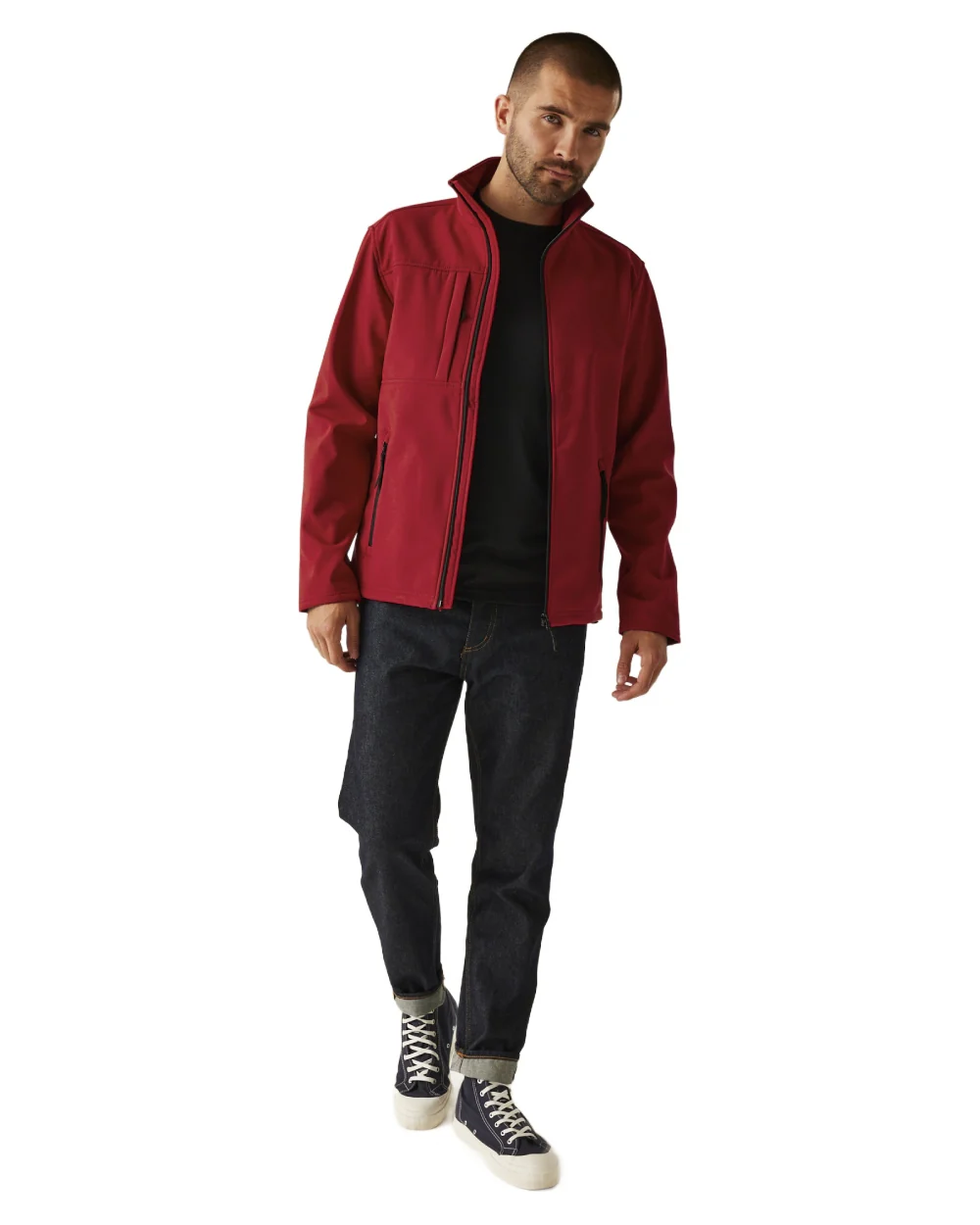 Regatta Professional Mens Octagon II Printable 3 Layer Membrane Softshell Jacket - Image 17