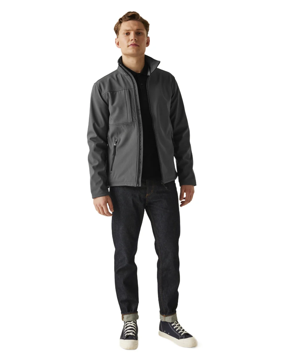Regatta Professional Mens Octagon II Printable 3 Layer Membrane Softshell Jacket - Image 29