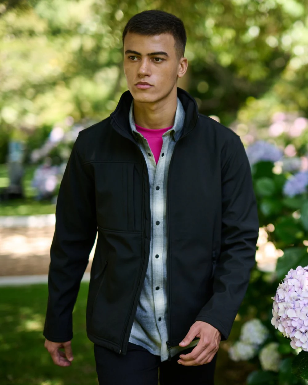 Regatta Professional Mens Octagon II Printable 3 Layer Membrane Softshell Jacket - Image 3