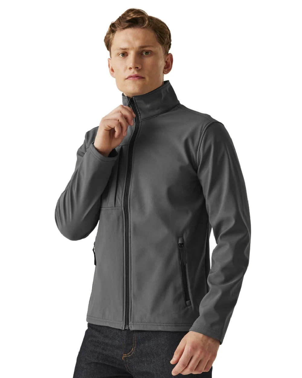 Regatta Professional Mens Octagon II Printable 3 Layer Membrane Softshell Jacket - Image 30