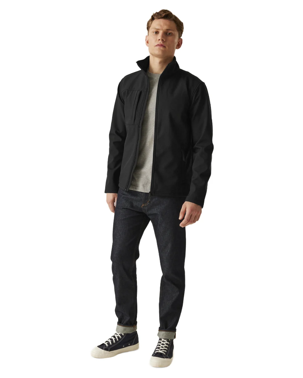 Regatta Professional Mens Octagon II Printable 3 Layer Membrane Softshell Jacket - Image 4