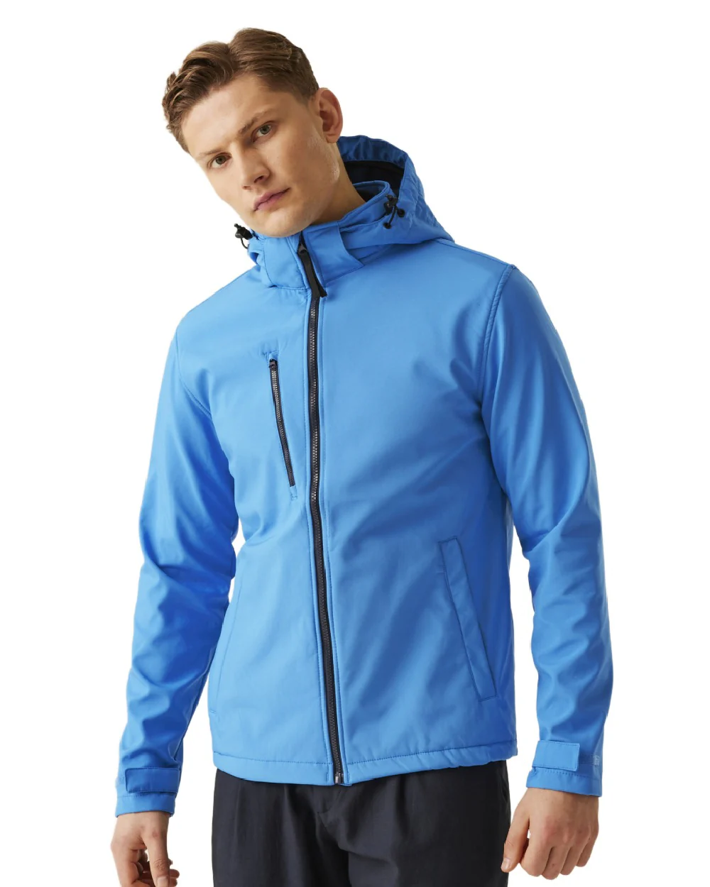 Regatta Professional Mens Venturer 3 Layer Printable Hooded Softshell Jacket - Image 19