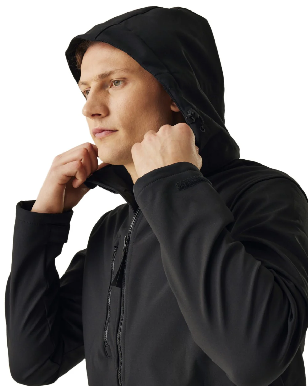 Regatta Professional Mens Venturer 3 Layer Printable Hooded Softshell Jacket - Image 38