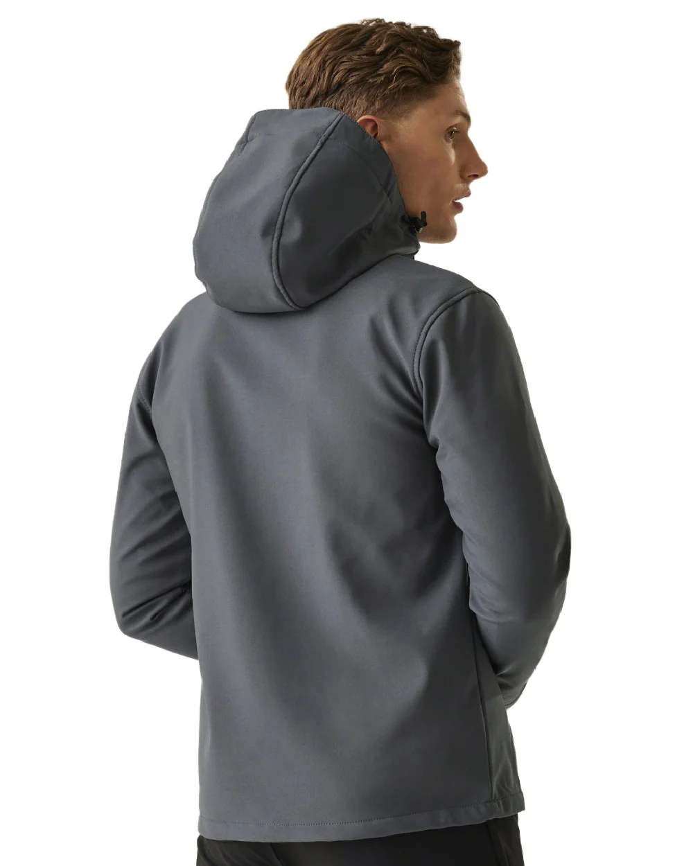 Regatta Professional Mens Venturer 3 Layer Printable Hooded Softshell Jacket - Image 4
