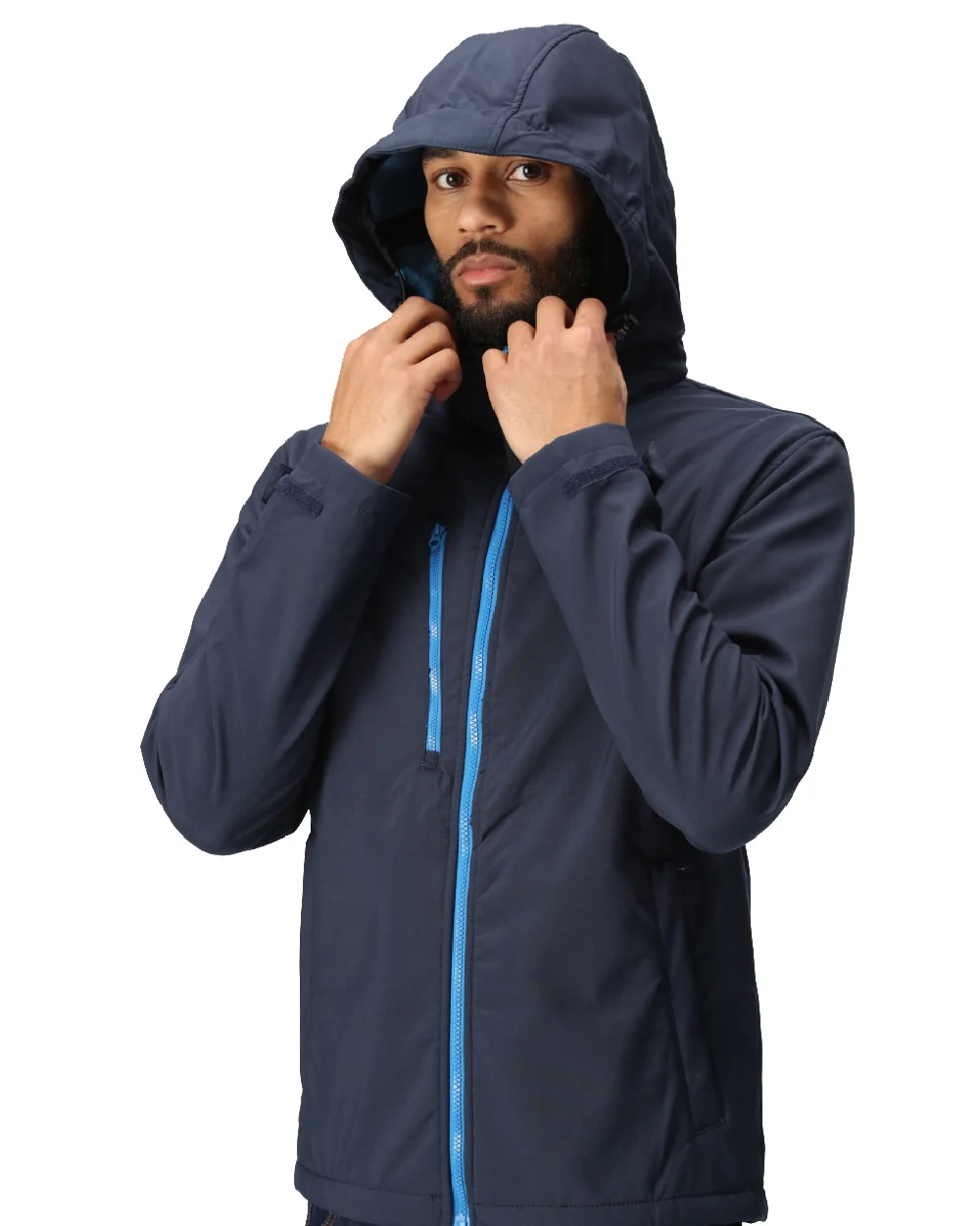 Regatta Professional Mens Venturer 3 Layer Printable Hooded Softshell Jacket - Image 43