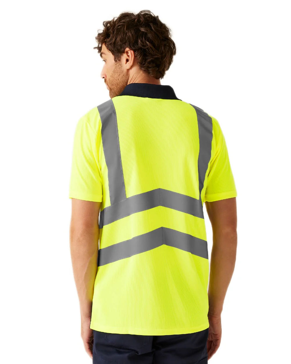 Regatta Professional Hi Vis Pro Reflective Polo Work Shirt - Image 5