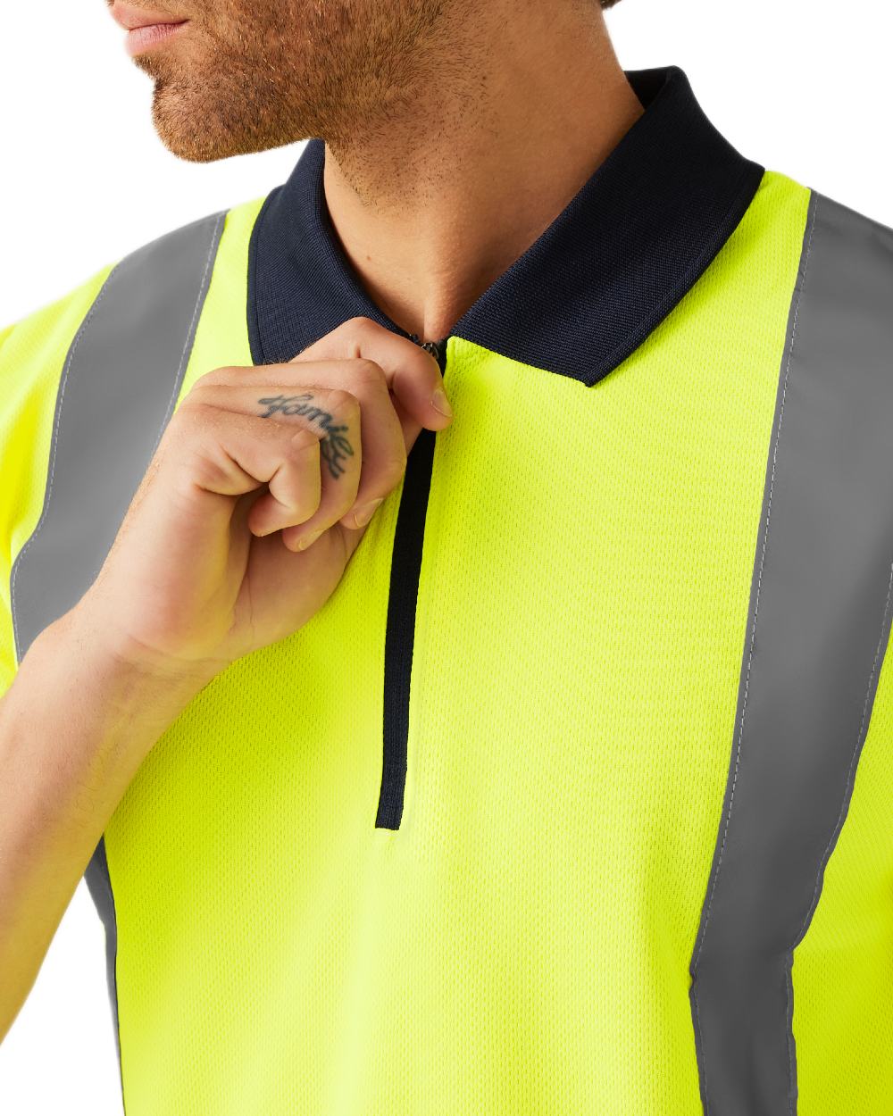Regatta Professional Hi Vis Pro Reflective Polo Work Shirt - Image 6