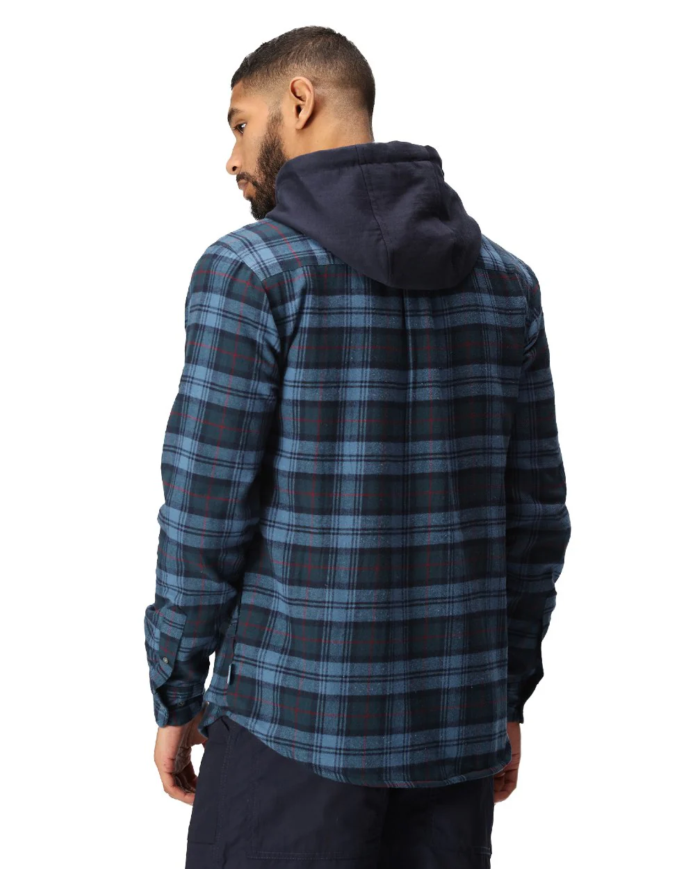 Regatta Professional Mens Seige Hooded Shirt Jacket - Image 5