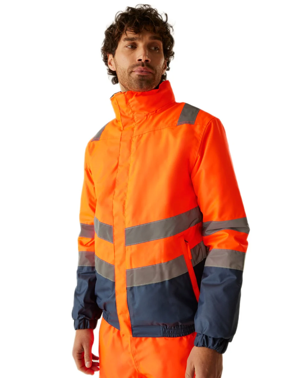 Regatta Professional Waterproof Hi-Vis Bomber Jacket - Image 13