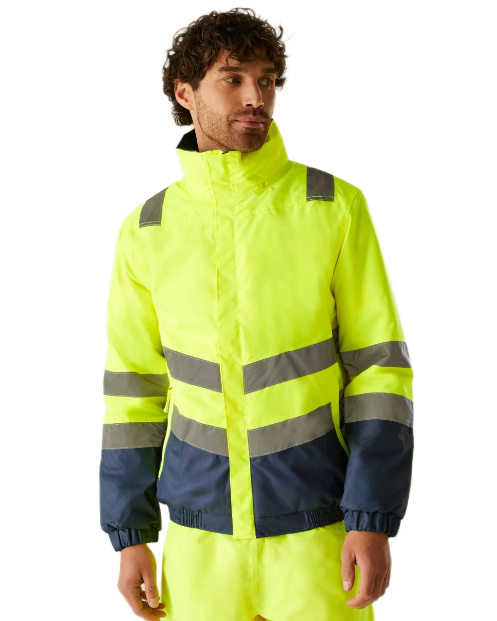 Regatta Professional Waterproof Hi-Vis Bomber Jacket - Image 4