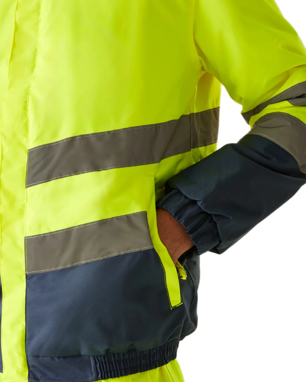 Regatta Professional Waterproof Hi-Vis Bomber Jacket - Image 5