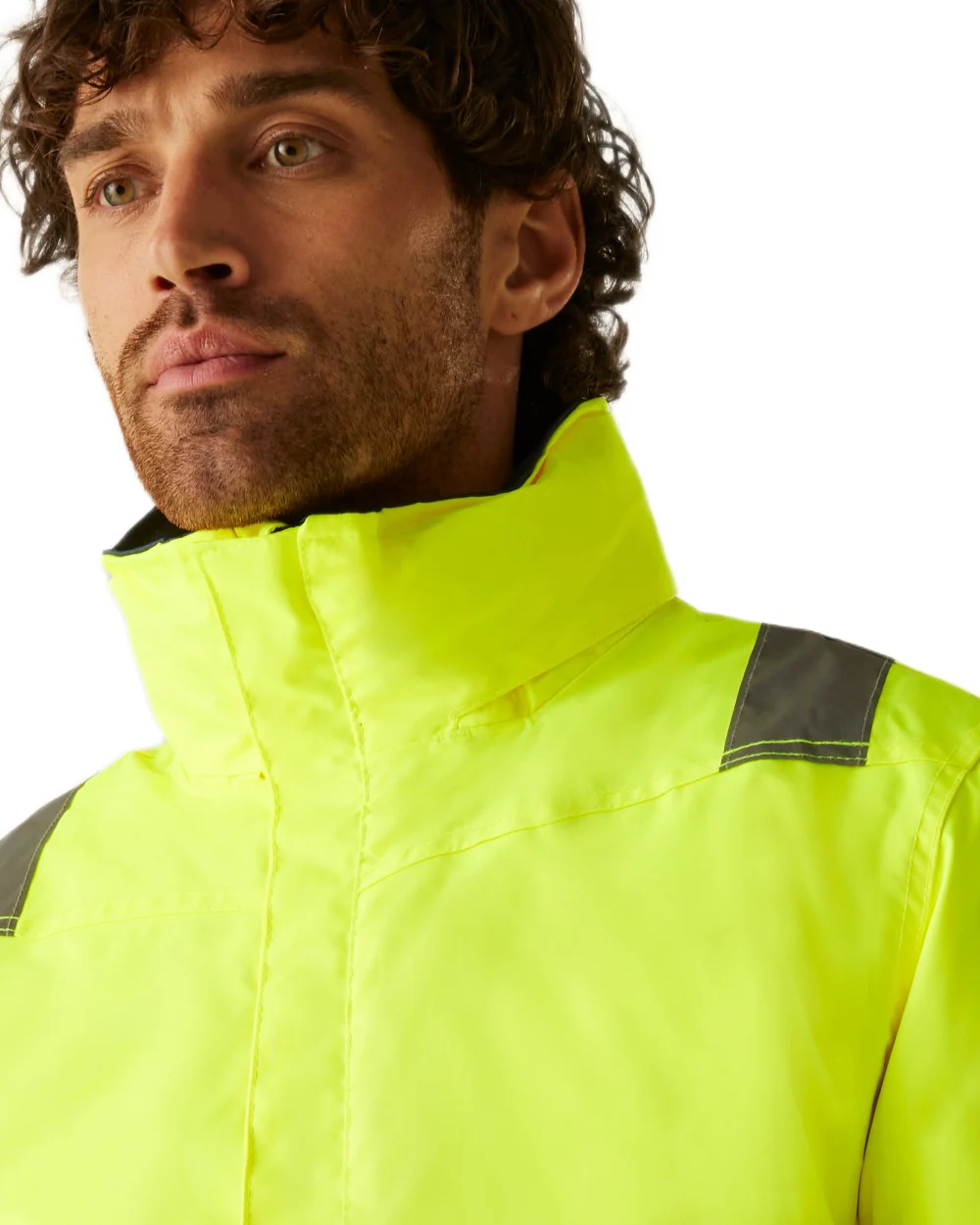 Regatta Professional Waterproof Hi-Vis Bomber Jacket - Image 9