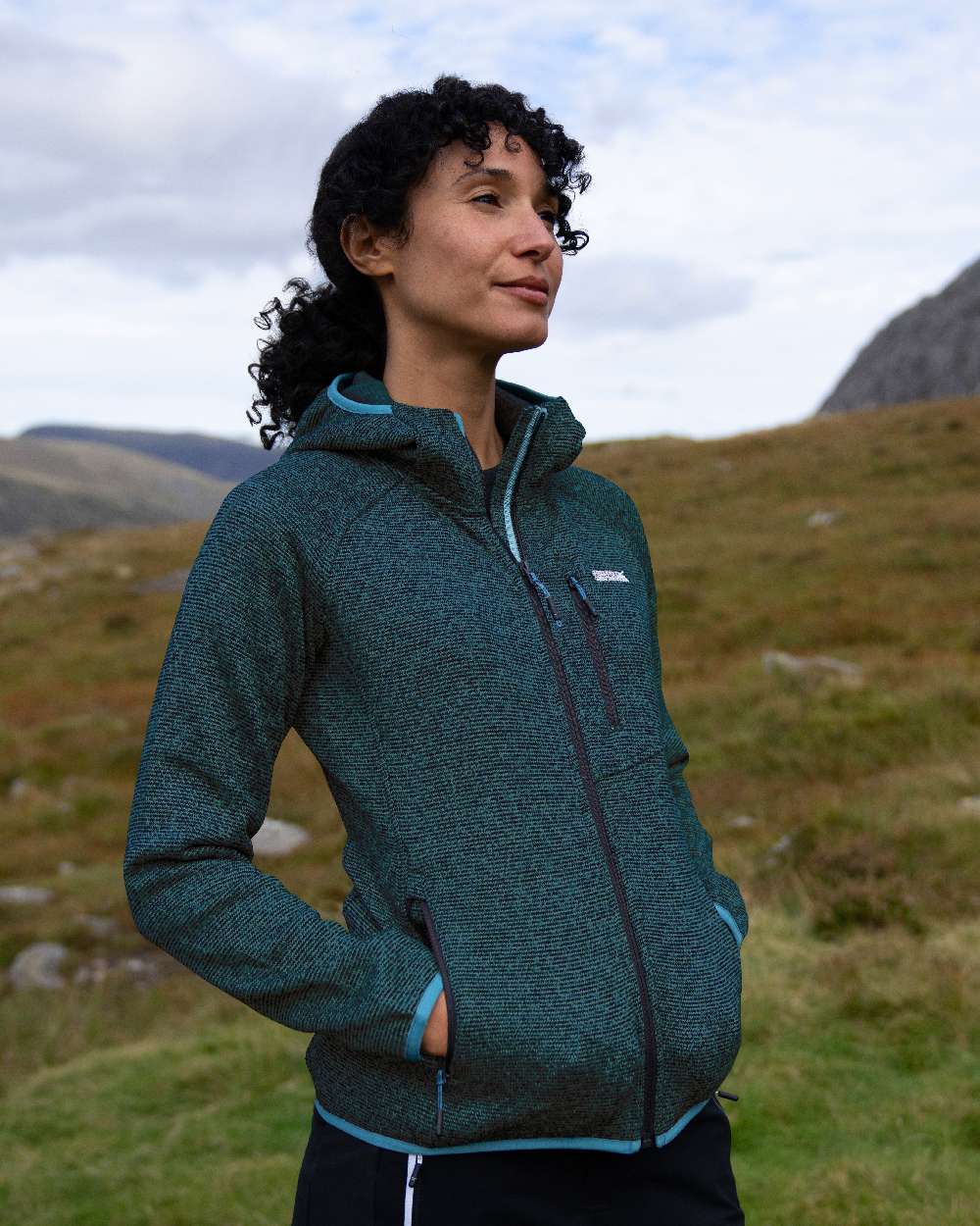 Regatta Womens Newhill Hooded Full Zip Fleece - Image 3
