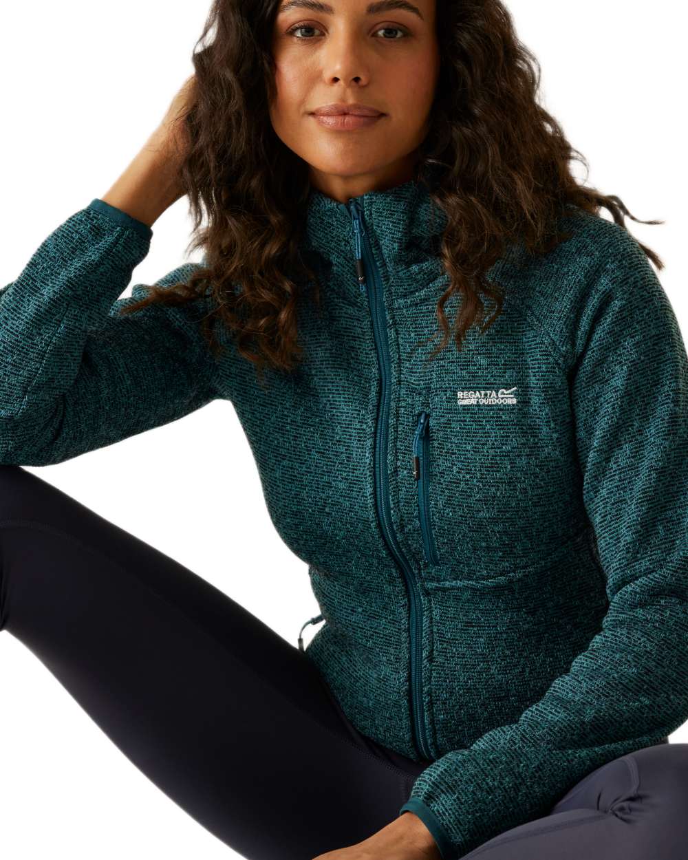 Regatta Womens Newhill Hooded Full Zip Fleece - Image 5