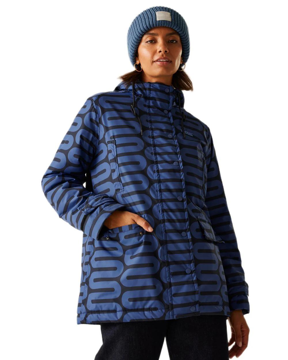 Regatta Womens Orla Kiely Mid Length Waterproof Jacket - Image 2