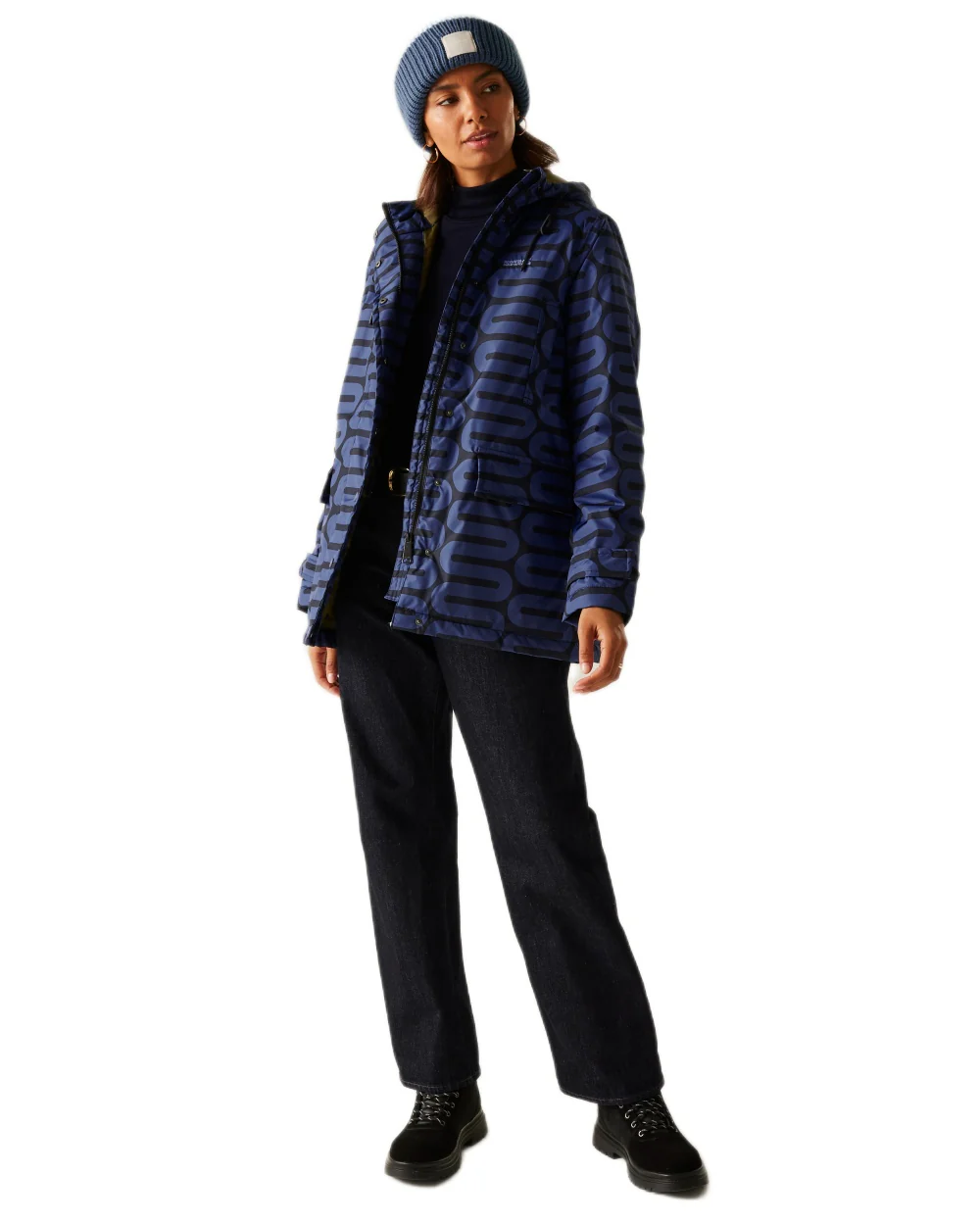 Regatta Womens Orla Kiely Mid Length Waterproof Jacket - Image 4