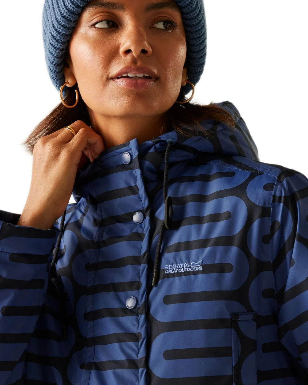 Regatta Womens Orla Kiely Mid Length Waterproof Jacket - Image 7