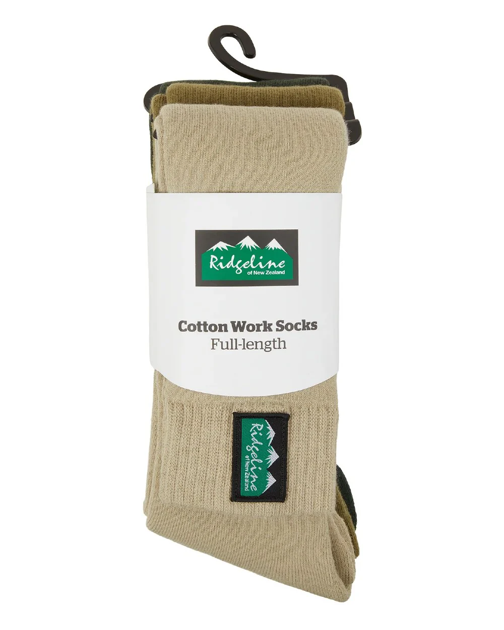 Ridgeline Cotton Work Socks Full Length - Image 2