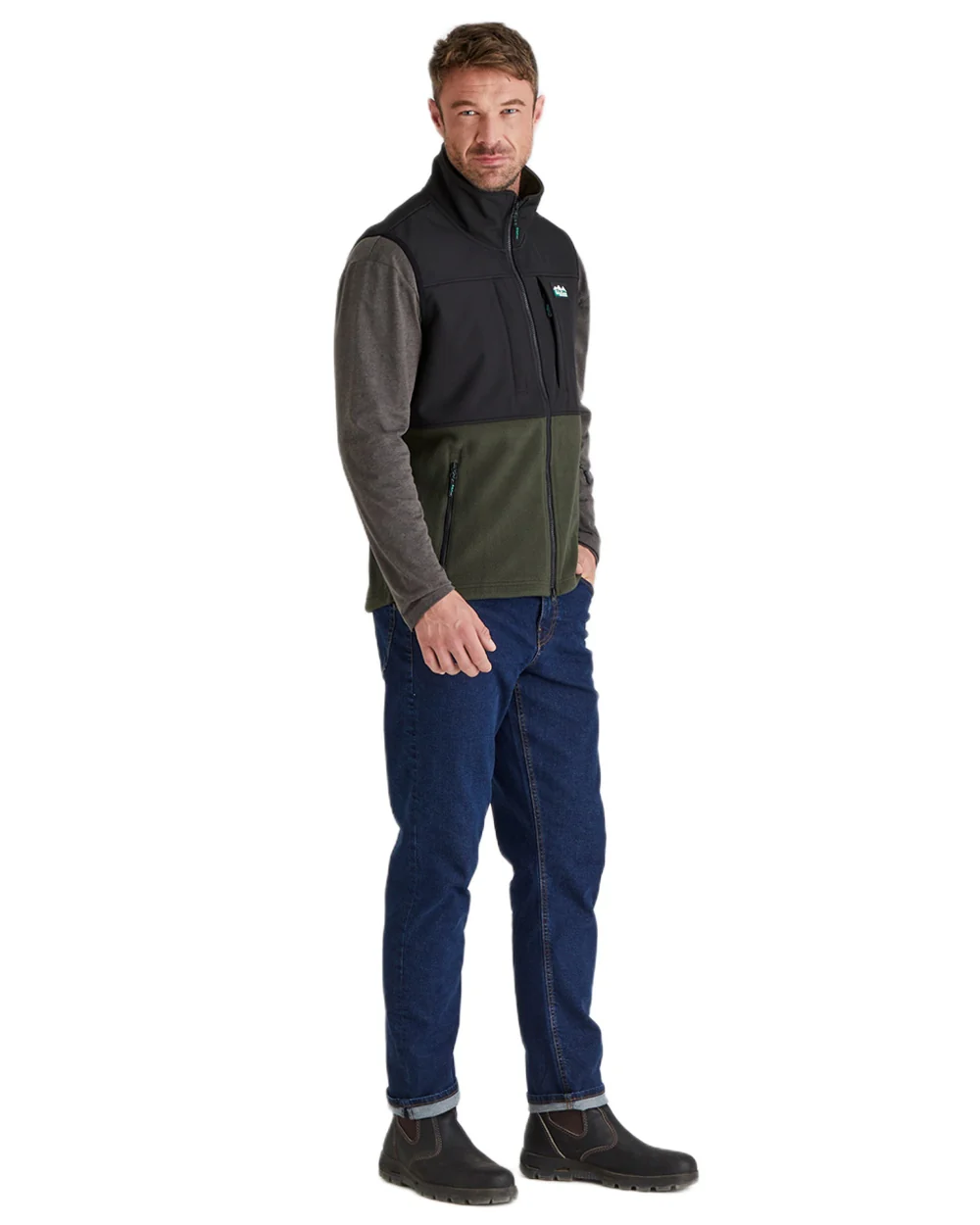 Ridgeline Hybrid Fleece Gilet - Image 15