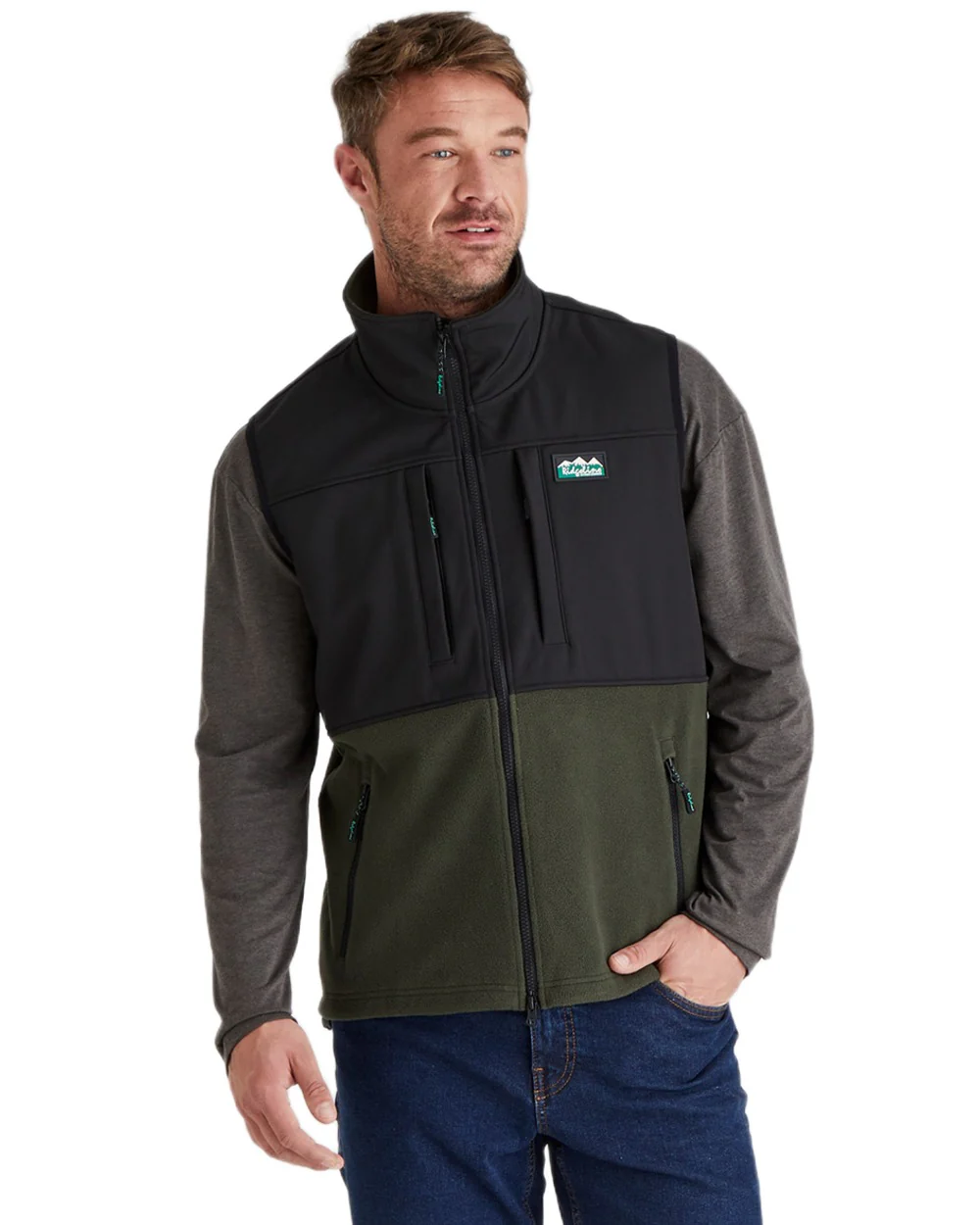 Ridgeline Hybrid Fleece Gilet - Image 2