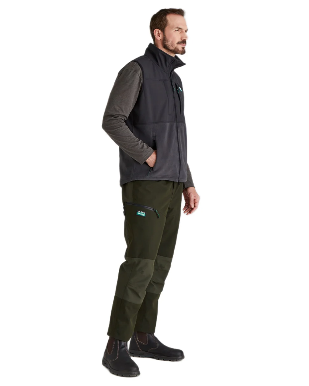 Ridgeline Hybrid Fleece Gilet - Image 9