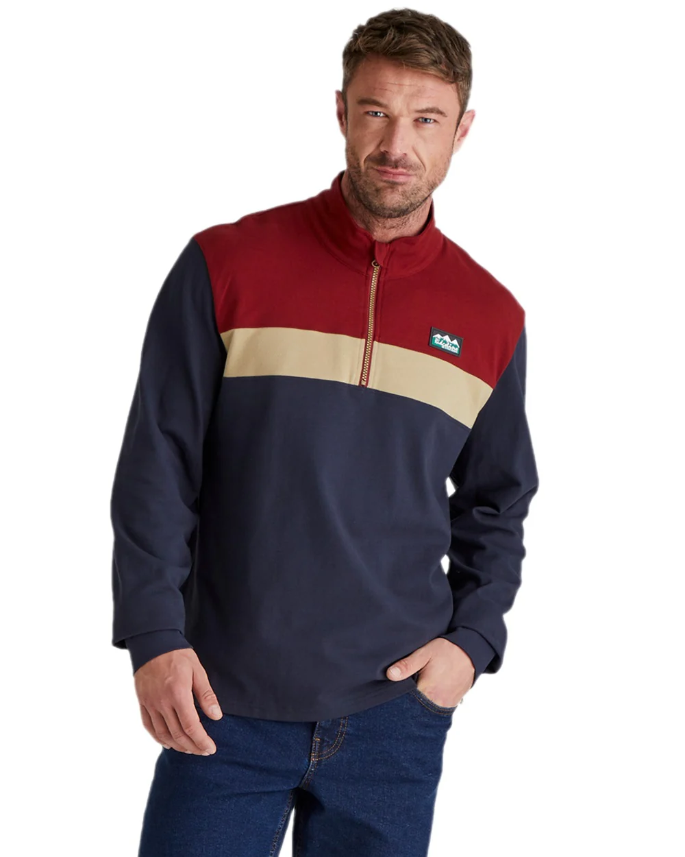 Ridgeline Mens Backslider Rugby Top - Image 2