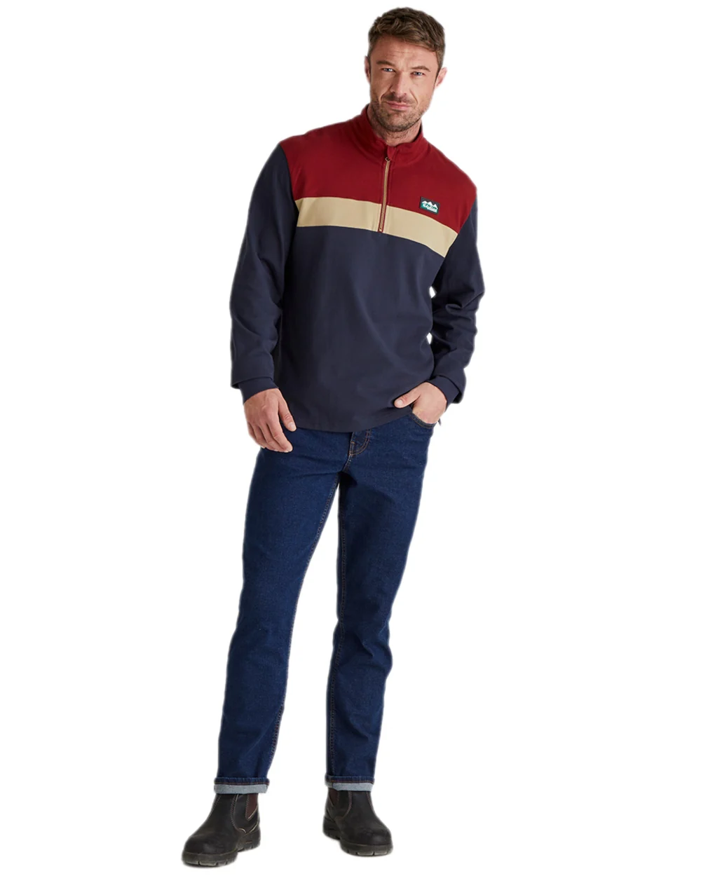 Ridgeline Mens Backslider Rugby Top - Image 5