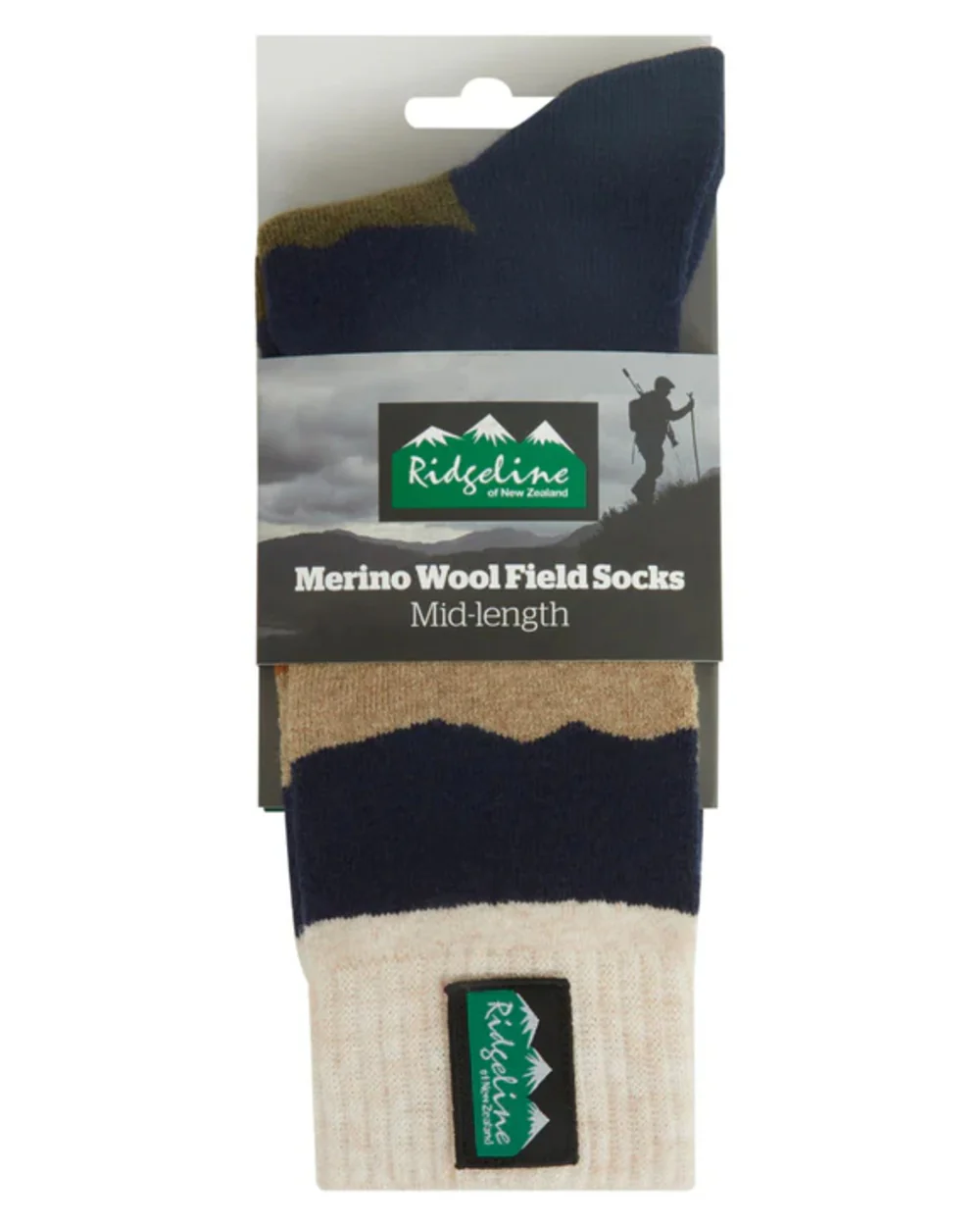 Ridgeline Merino Wool Mid Length Socks - Image 2