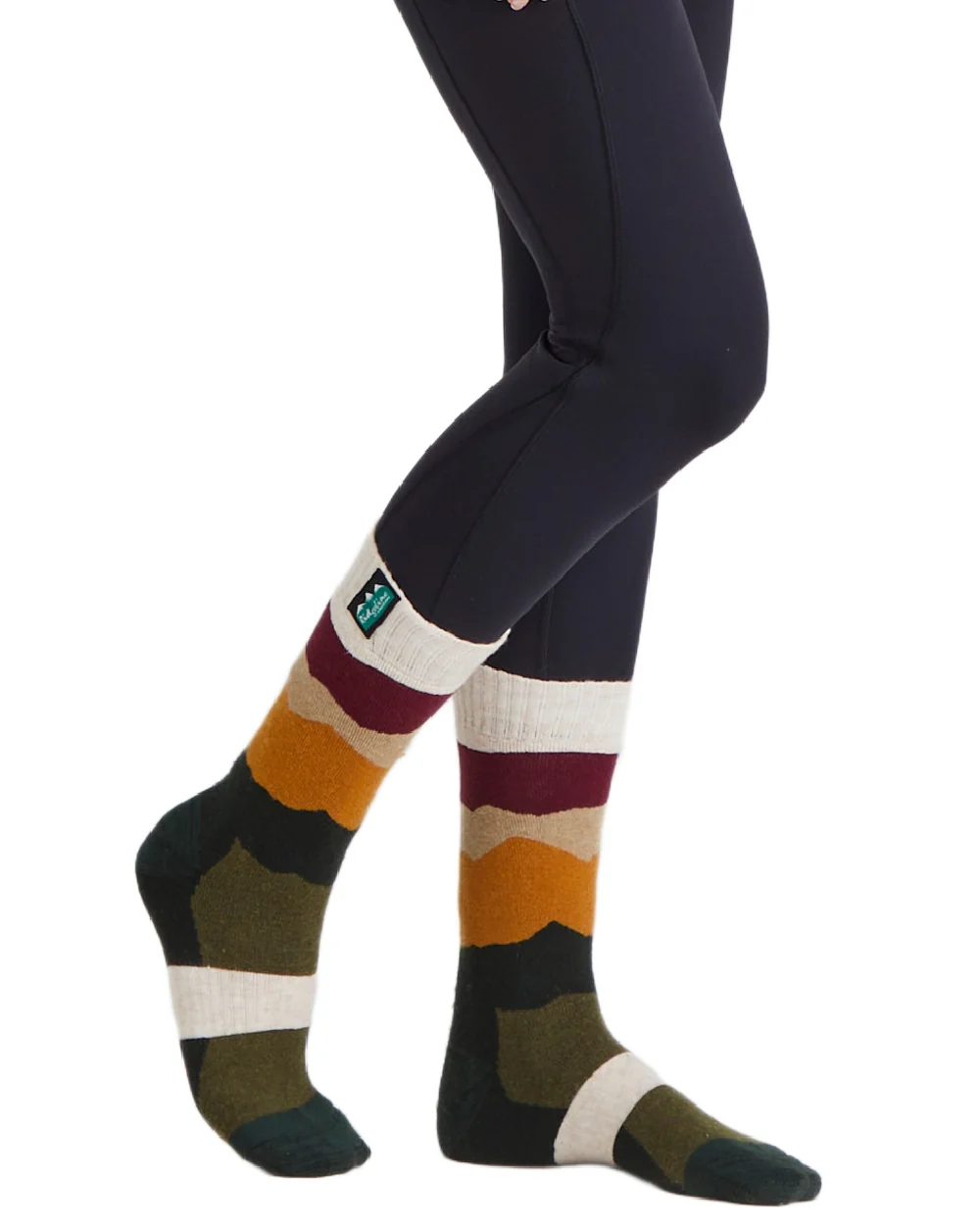 Ridgeline Merino Wool Mid Length Socks - Image 7