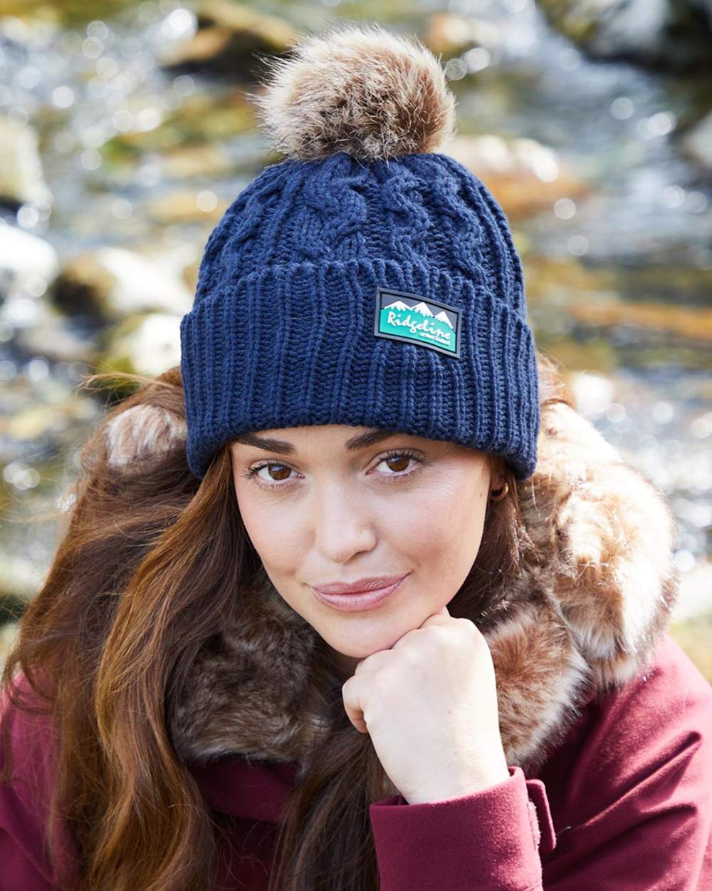 Ridgeline Nordic Fleck Bobble Hat - Image 11