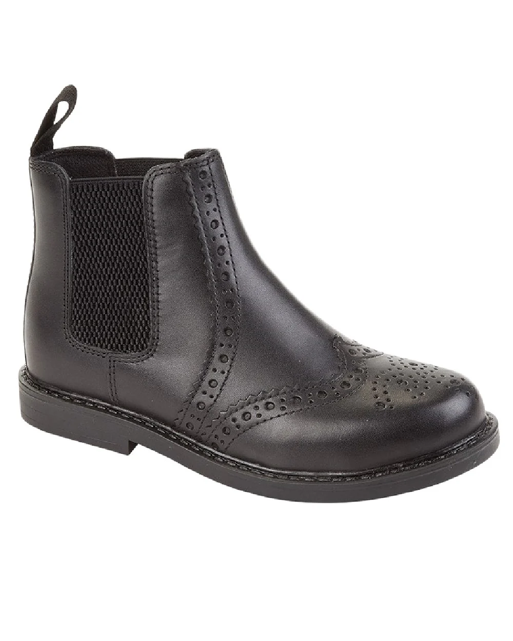 Roamers Childrens Brogue Chelsea Boots - Image 3