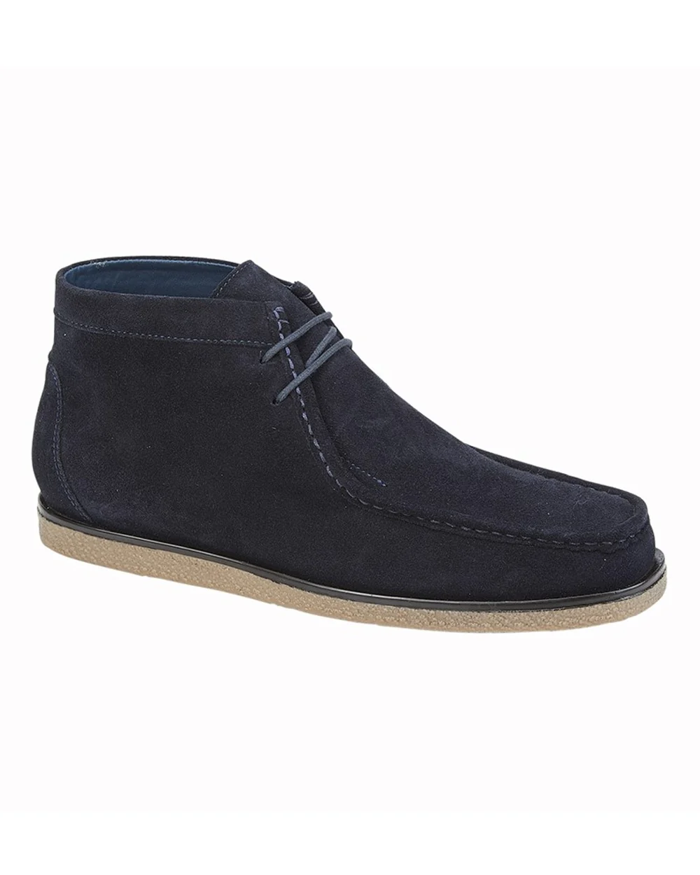 Roamers Mens 2 Eye Apron Para Style Real Suede Boots - Image 3