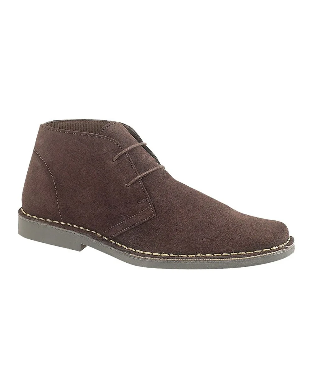 Roamers Mens 2 Eyelet Desert Boots - Image 3
