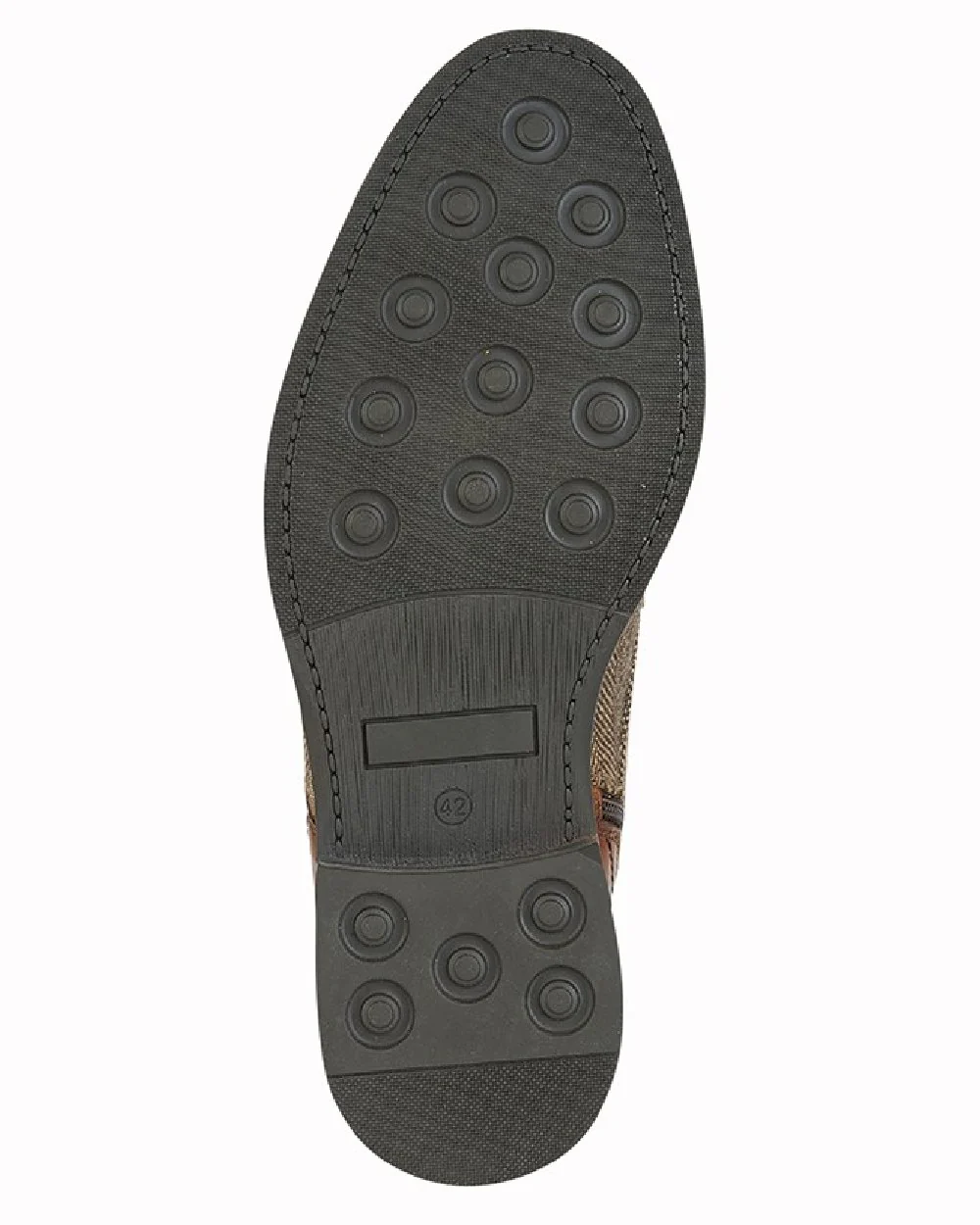 Roamers Mens 5 Eye Inside Zip Ankle Boots - Image 3