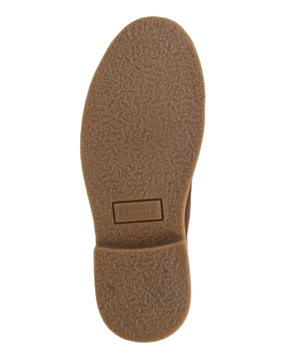 Roamers Mens Brown Tumbled Leather Desert Boots - Image 2